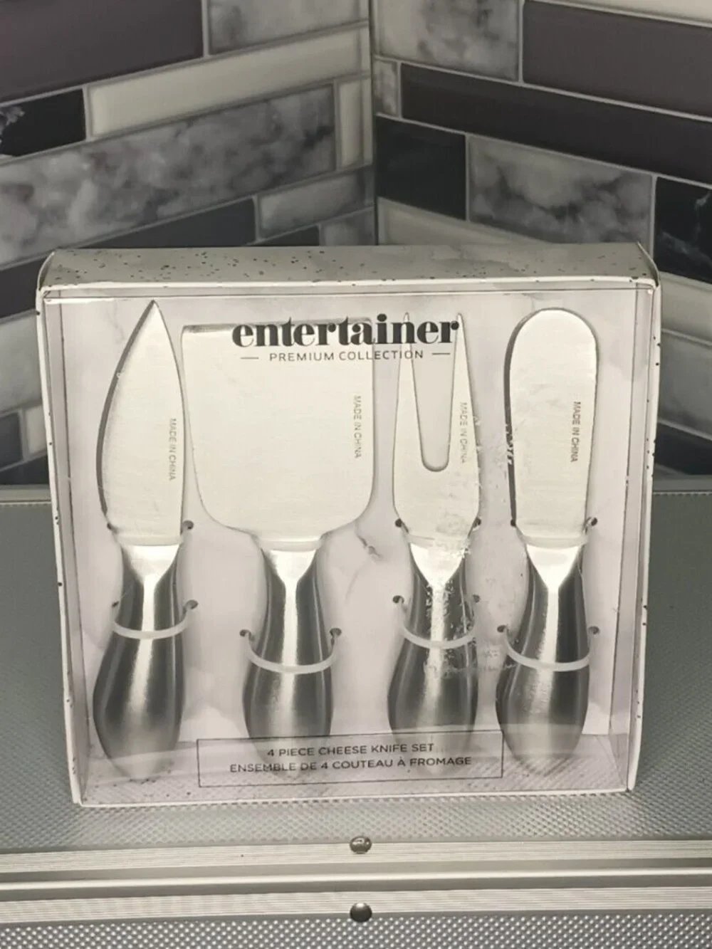 Prestige 4 Piece Cheese Knife Set Premium Collection Entertainer New in Box
